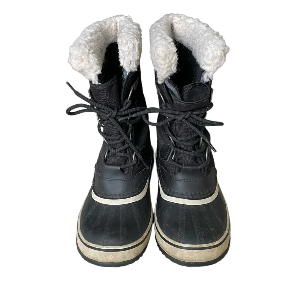SOREL Women’s Winter Waterproof Carnival Snow Boot Black 7